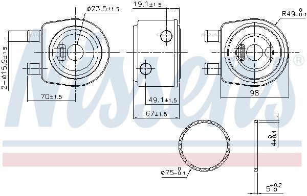 Интеркулер 97006 NISSENS