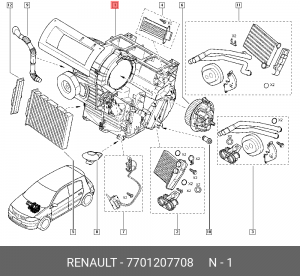 Деталь 7701207708 RENAULT