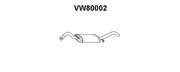 Глушитель выхлопных газов конечный VW80002 VENEPORTE