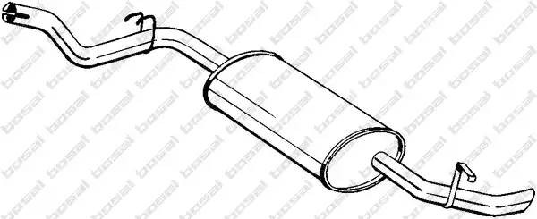 Глушитель выхлопных газов конечный 281135 BOSAL