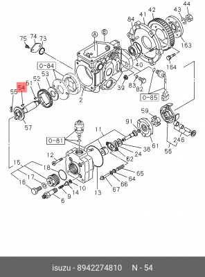 Пружина 8942274810 ISUZU