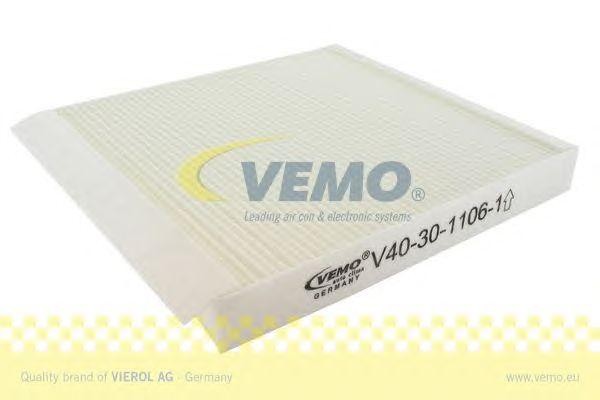 Фильтр, воздух во внутренном пространстве V40-30-1106-1 VEMO