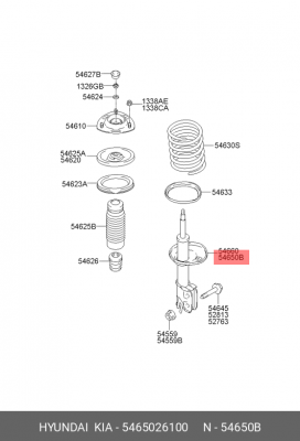 Амортизатор 54650-26100 HYUNDAI KIA