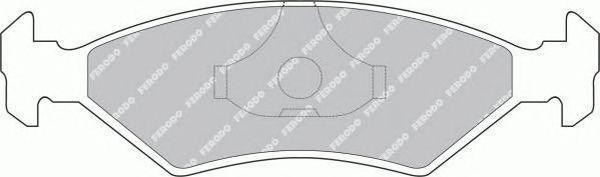 Комплект тормозных колодок, диско FSL206 FERODO
