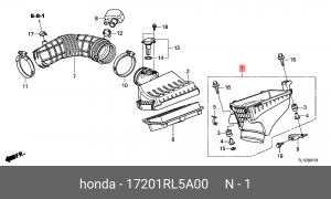Корпус воздушного фильтра 17201RL5A00 HONDA