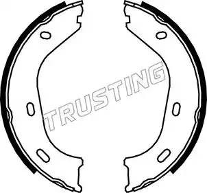 Комплект тормозных колодок, стояночная тормозная система 052.116 TRUSTING