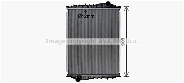 Теплообменник, отопление салона FD6355 AVA