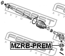 Наконечник рулевой тяги MZRB-PREM FEBEST