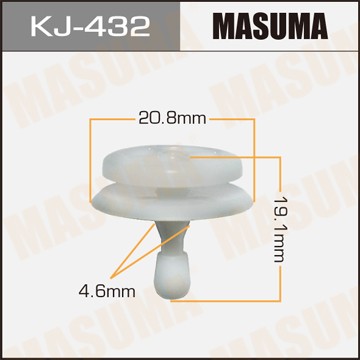 Клипса крепежная KJ432 MASUMA
