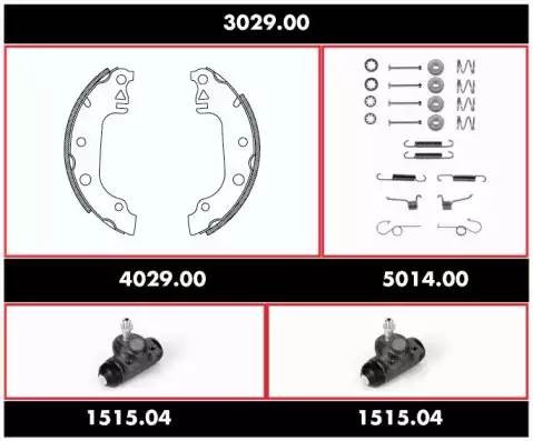 Комплект тормозных колодок 302900 ROADHOUSE