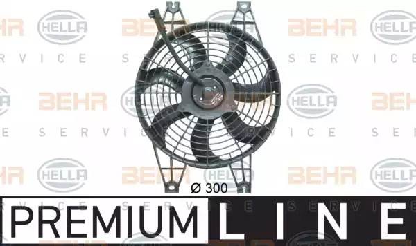 Вентилятор, конденсатор кондиционера 8EW351034761 HELLA