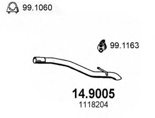 Выпускной трубопровод 149005 ASSO