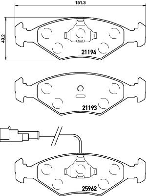 Конденсатор, кондиционер 8FC 351 036-171 HELLA