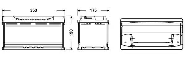 Батарея аккумуляторная EB950 EXIDE