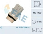 термовыключатель, сигнальная лампа охлаждающей жидкости 35585 FAE