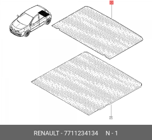 Деталь 7711234134 RENAULT