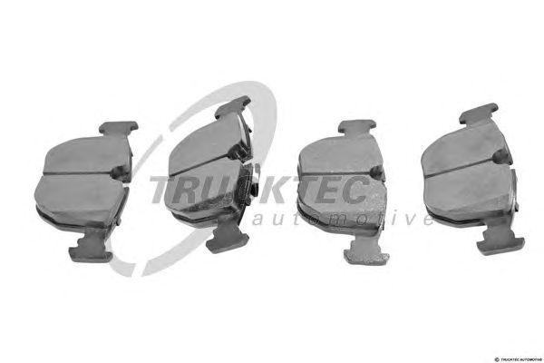 Комплект тормозных колодок, диско 08.34.100 TRUCKTEC