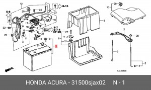 Деталь 31500SJAX02 HONDA