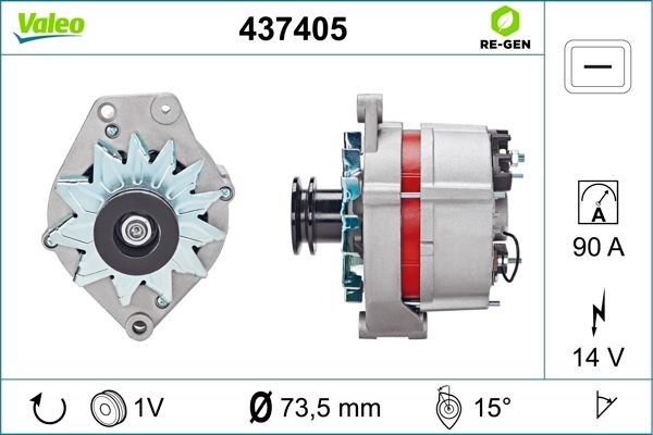 Генератор 437405 VALEO PHC