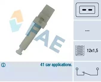 Выключатель фонаря сигнала торможения 24320 FAE