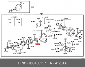 Деталь 988450117 HINO