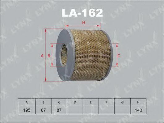 Фильтр воздушный LA-162 LYNXAUTO