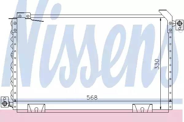 Конденсатор, кондиционер 94181 NISSENS