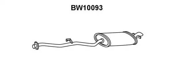 Глушитель выхлопных газов конечный BW10093 VENEPORTE