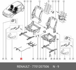 Деталь 7701207506 RENAULT