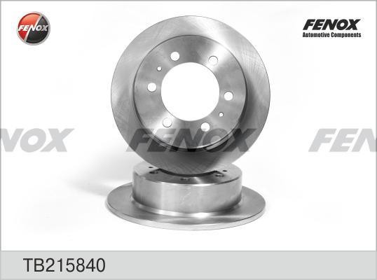 Диск тормозной TB215840 FENOX