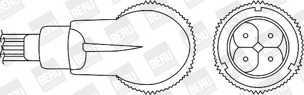 Лямбда-зонд OZH018 BERU