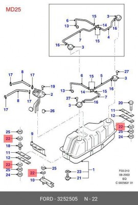 Деталь 3 252 505 FORD