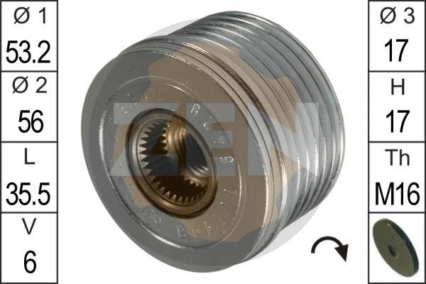 Шкив генератора ZN5429 ZEN