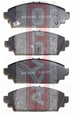 Колодки тормозные дисковые AKD-8526 AKYOTO