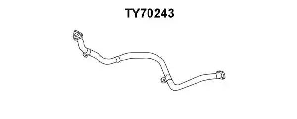 Выпускной трубопровод TY70243 VENEPORTE