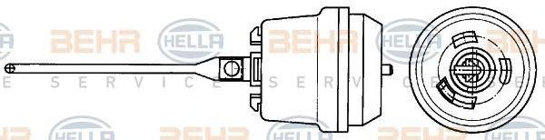 Регулировочный элемент, центральный замок 6NV351329171 HELLA