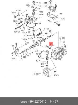Зазубренный штифт 8-94227-601-0 ISUZU
