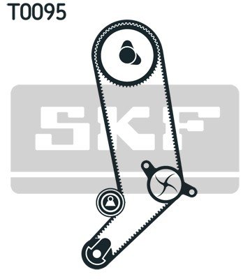 Комплект ремня ГРМ VKMA01265 SKF