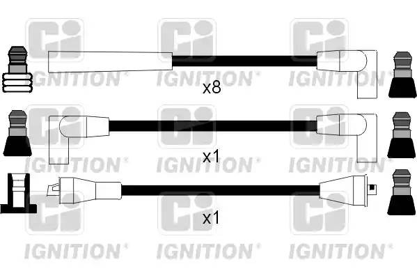 Ккомплект проводов зажигания XC887 QUINTON HAZELL