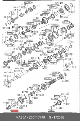 Деталь Z50117748 MAZDA