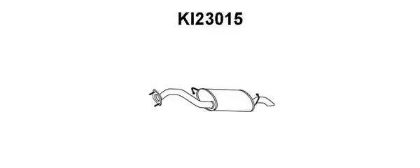 Глушитель выхлопных газов конечный KI23015 VENEPORTE
