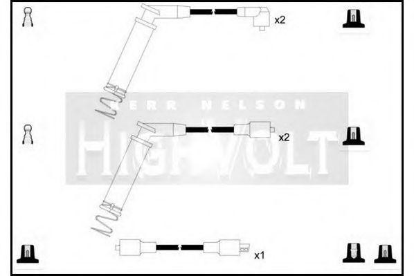 Ккомплект проводов зажигания OEF723 STANDARD
