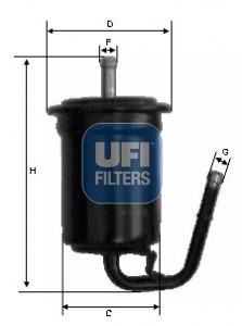 Топливный фильтр 31.714.00 UFI