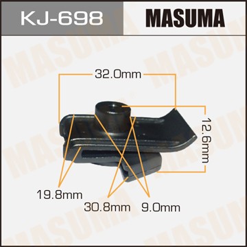 Клипса крепежная KJ698 MASUMA