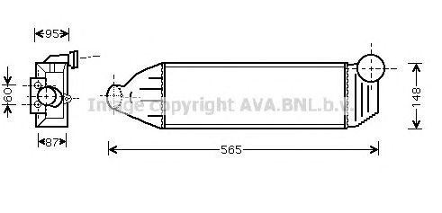 Интеркулер FD4308 AVA