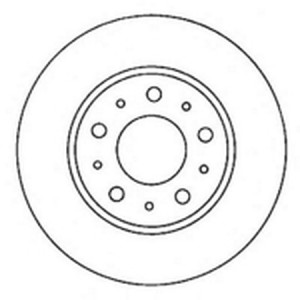 Тормозной диск 561866B BENDIX JURID