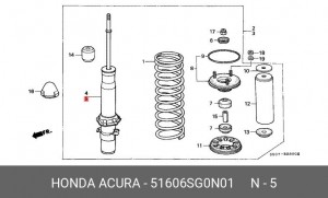 Амортизатор 51606SG0N01 HONDA