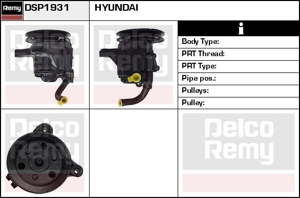 Гидравлический насос, рулевое управление DSP414 DELCO REMY
