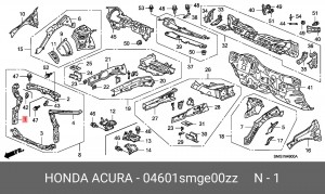 Деталь 04601SMGE00ZZ HONDA