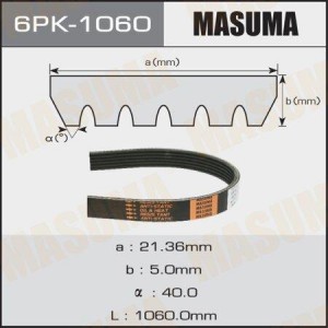 Ремень приводной 6PK-1060 MASUMA
